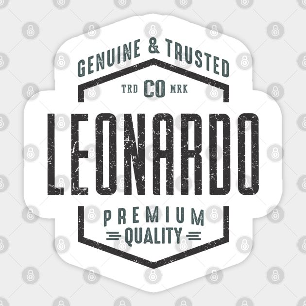 Is Your Name Leonardo? This shirt is for you! Sticker by C_ceconello